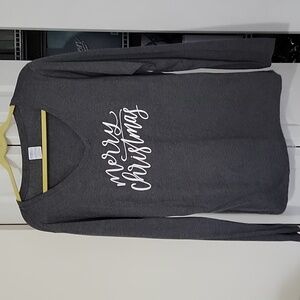 Port & Company LS V-neck T-shirt